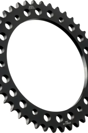 Koop Online JT SPROCKETS - REAR STEEL 42T BL, 530 - Sprockets - BLACK ZINC FINISH